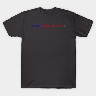 Phyton Hello World T-Shirt